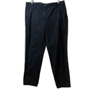 Talbots Relaxed Chino Pants Black Size 10